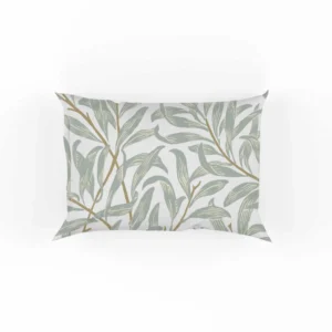 Willow Leaves Nature Pattern Pillow Case