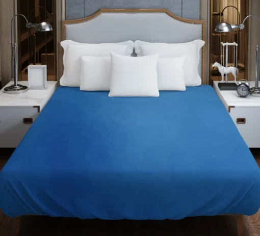 Windows Blue Solid Color Duvet Cover