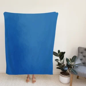 Windows Blue Solid Color Fleece Blanket