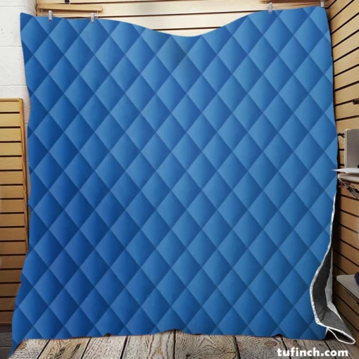 Windows Blue Solid Color Quilt Blanket