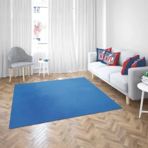 Windows Blue Solid Color Rug 2