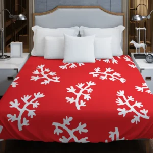 Winter Seasonal Pattern Duvet Cover