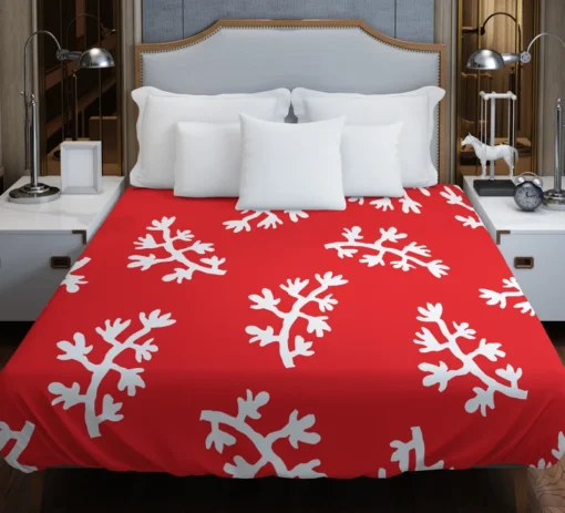 Winter Seasonal Pattern Duvet Cover