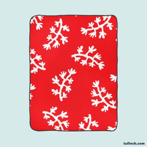 Winter Seasonal Pattern Fleece Blanket 1