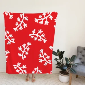 Winter Seasonal Pattern Fleece Blanket