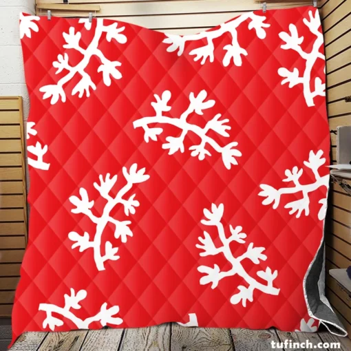 Winter Seasonal Pattern Quilt Blanket