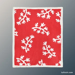 Winter Seasonal Pattern Sherpa Fleece Blanket 1