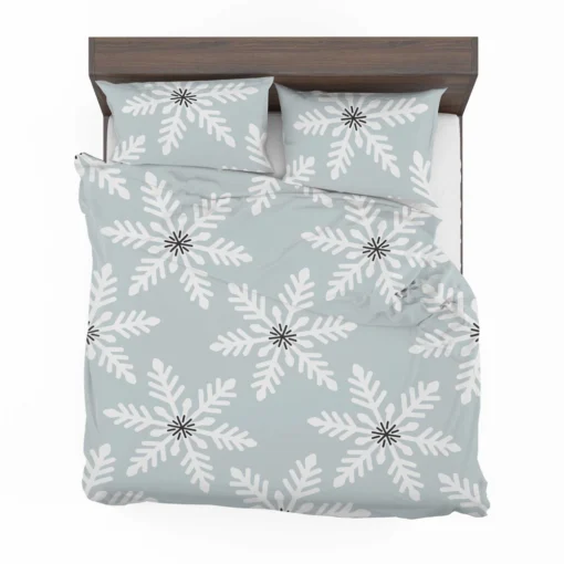 Winter Seasonal Snowflakes Bedding Set 2