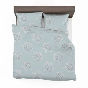 Winter Snowflake Seamless Pattern Bedding Set 1