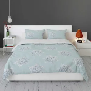 Winter Snowflake Seamless Pattern Bedding Set 2