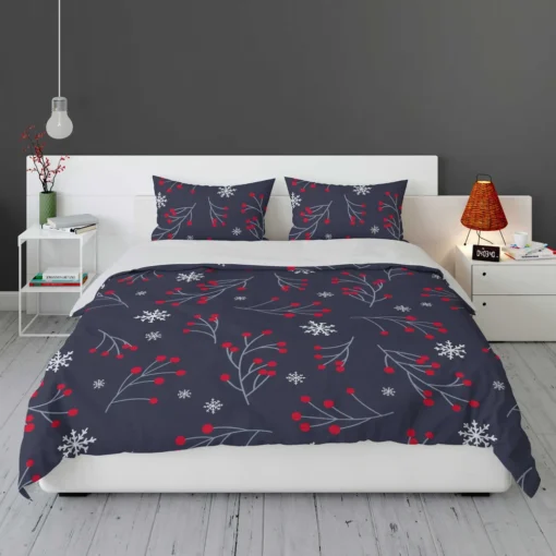 Winter Viburnum Pattern Bedding Set 1