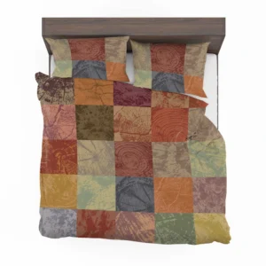 Wooden Abstract Pattern Bedding Set 2