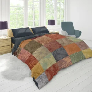 Wooden Abstract Pattern Duvet Cover 1