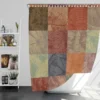 Wooden Abstract Pattern Shower Curtain