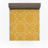 Yellow Arabesque Cultural Design Fitted Sheet