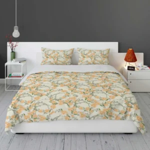 Yellow Daisy Mini Flower Design Bedding Set 1