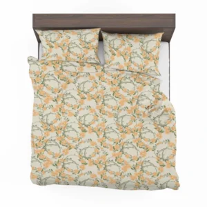 Yellow Daisy Mini Flower Design Bedding Set 2