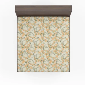 Yellow Daisy Mini Flower Design Fitted Sheet