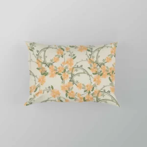 Yellow Daisy Mini Flower Design Pillow Case