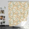 Yellow Daisy Mini Flower Design Shower Curtain