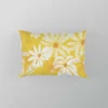 Yellow Daisy Pattern Pillow Case