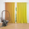 Yellow Light Orange Gradient Curtain