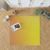 Yellow Light Orange Gradient Rug