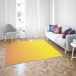 Yellow Light Orange Gradient Rug 2