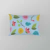 Yellow Pink Small Flowers Pillow Case