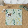 Yellow Wild Flowers Vine Style Rug