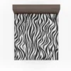 Zebra Skin Stripe Print Fitted Sheet