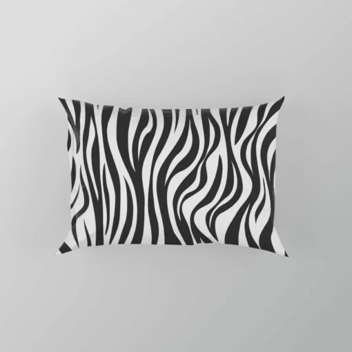 Zebra Skin Stripe Print Pillow Case