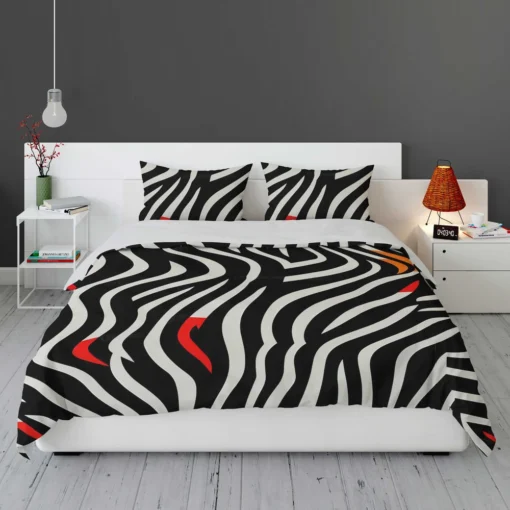 Zebra Stripes Pattern Bedding Set 1