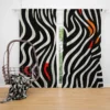 Zebra Stripes Pattern Curtain