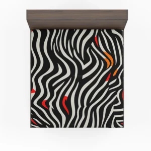 Zebra Stripes Pattern Fitted Sheet