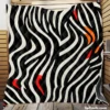 Zebra Stripes Pattern Quilt Blanket