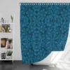 Zentangle Styled Geometric Ornament Shower Curtain