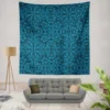 Zentangle Styled Geometric Ornament Wall Tapestry