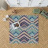 Zig Zag Striped Continuous Design Rug