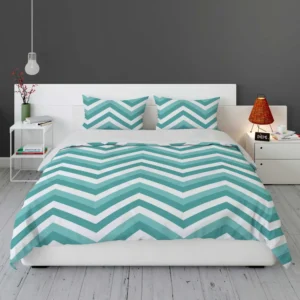 Zigzag Lines Geometric Design Bedding Set 1