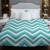 Zigzag Lines Geometric Design Duvet Cover