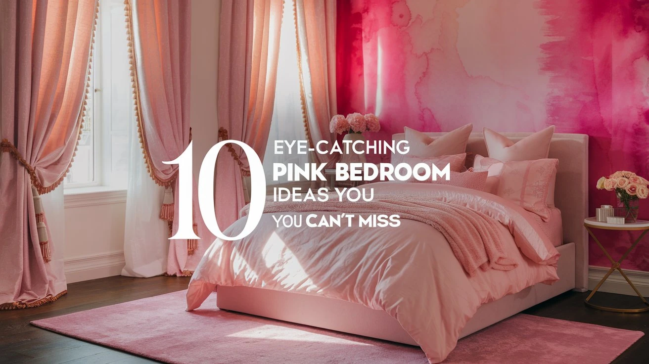 10 Eye-Catching Pink Bedroom Ideas You Can't Miss