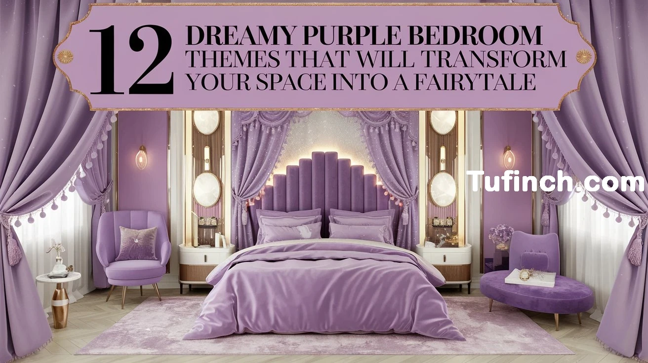 12 Dreamy Purple Bedroom Themes That Will Transform Your Space into a Fairytale 1