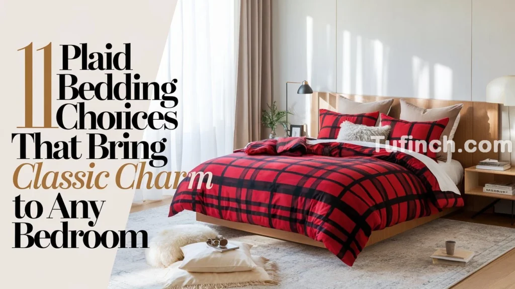 11 Plaid Bedding Choices that bring Classic Charm to Any Bedroom